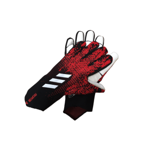 Вратарские перчатки Adidas Predator черно-красные